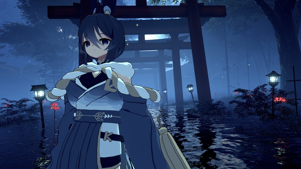 【オリジナル3Dモデル】雪輝兎 -Yukito-