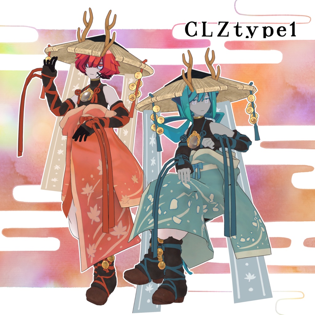 【オリジナル3D衣装】神鹿風来坊