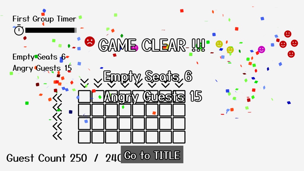 【100円版】Ride Grouping Game【個人開発】