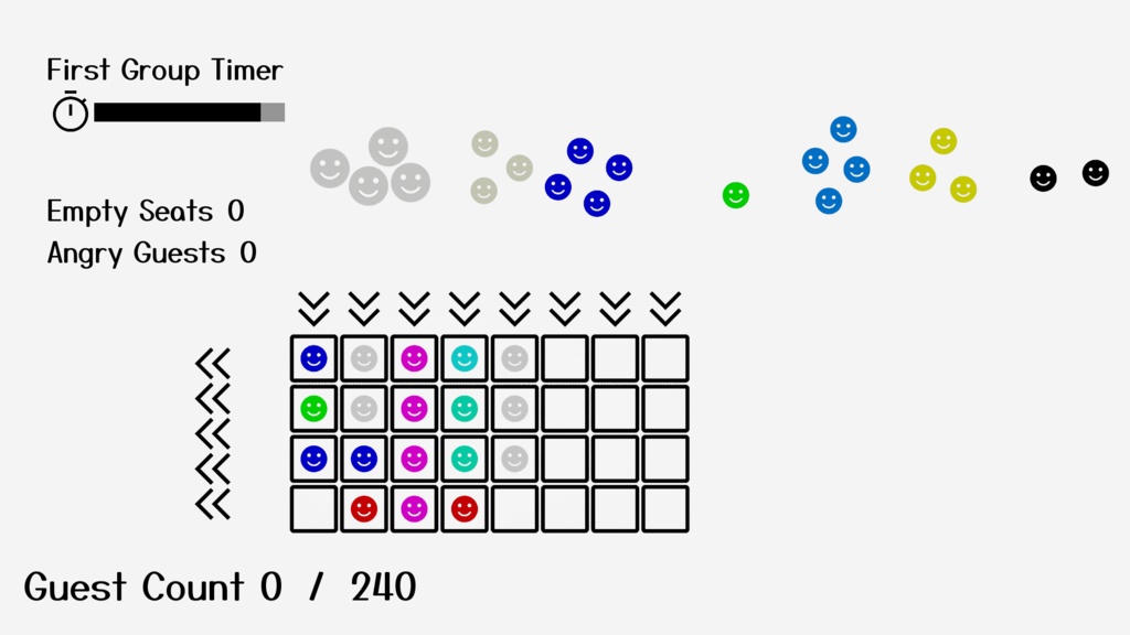 【100円版】Ride Grouping Game【個人開発】