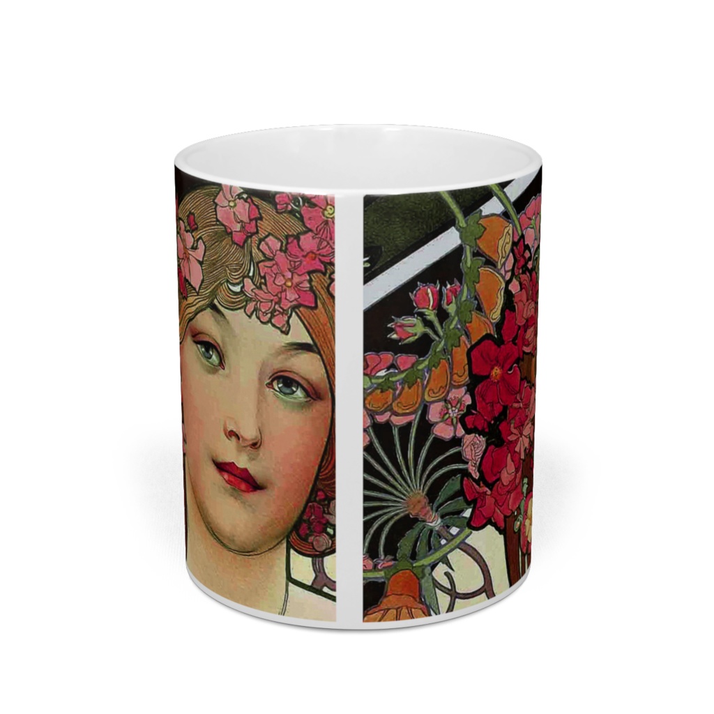 ミュシャ『 夢想 』(トリミング・バージョン)