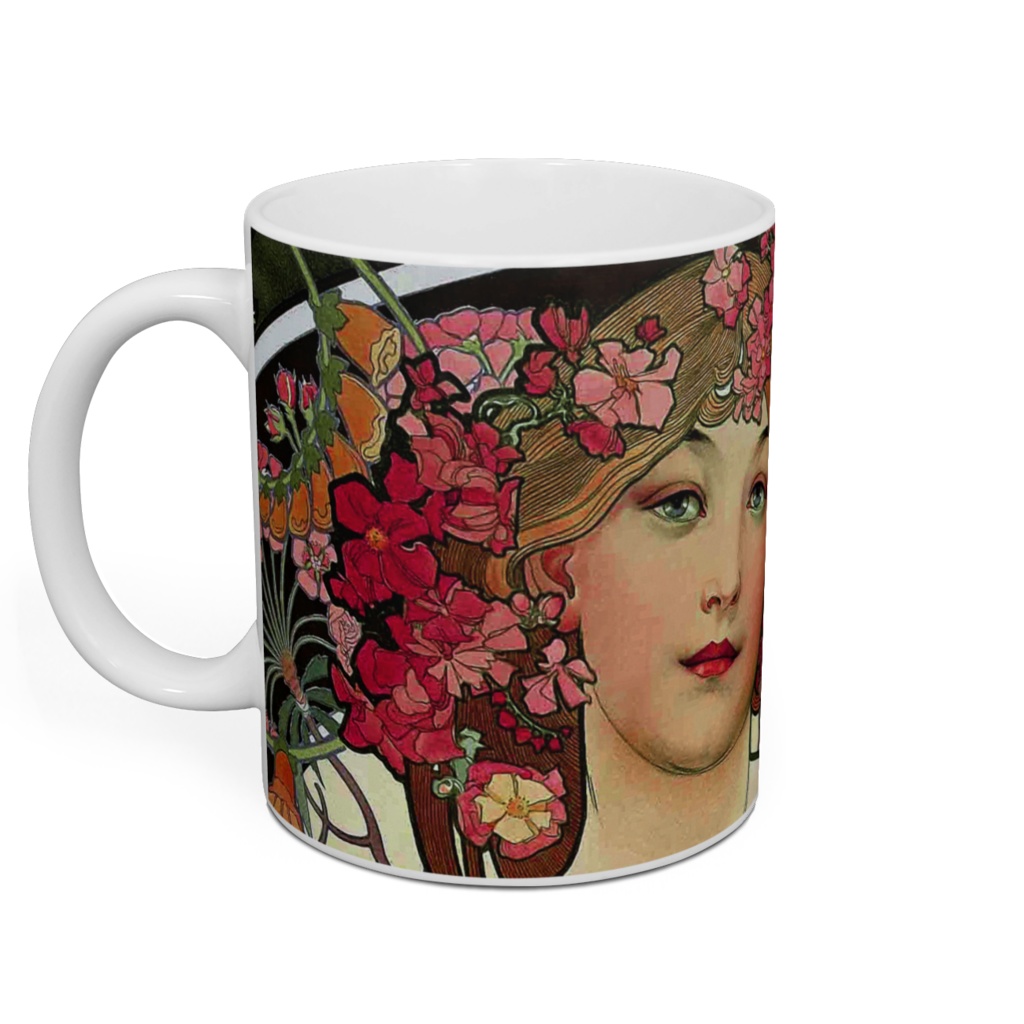 ミュシャ『 夢想 』(トリミング・バージョン)