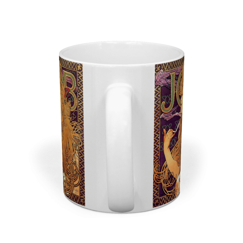 ミュシャ『 JOB シガレット 』マグカップ