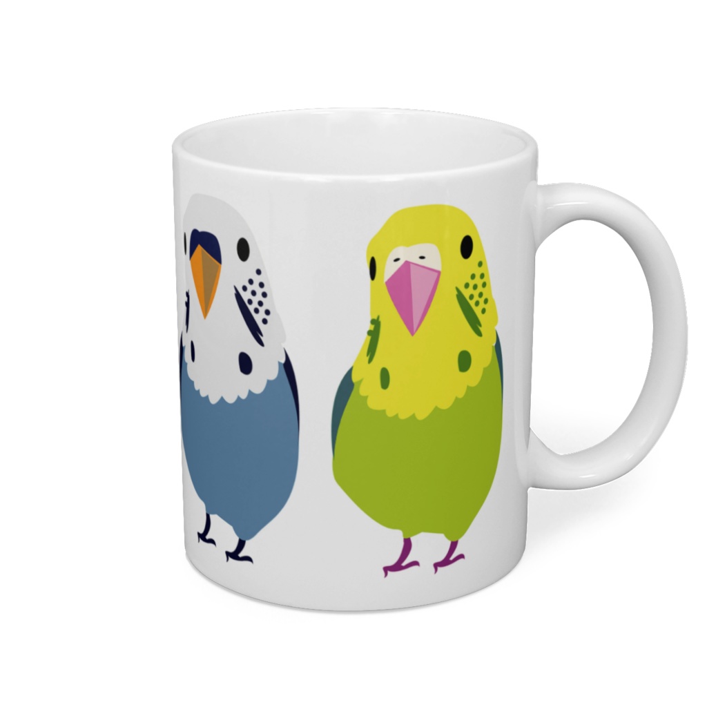 セキセイインコ マグカップ