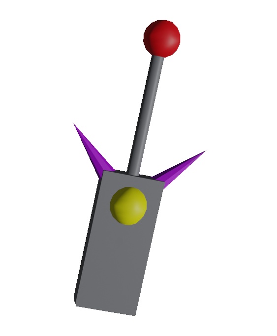 悪そうなリモコン3Dモデル