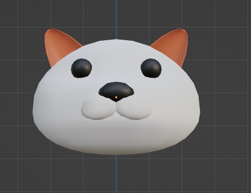 犬の着ぐるみの頭部