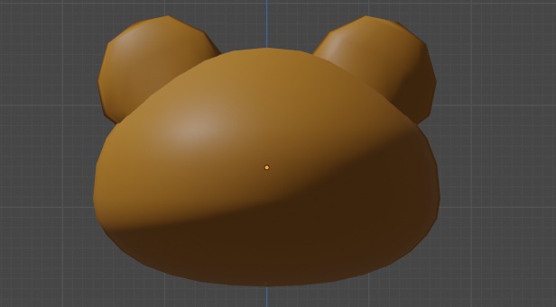 クマちゃんの頭