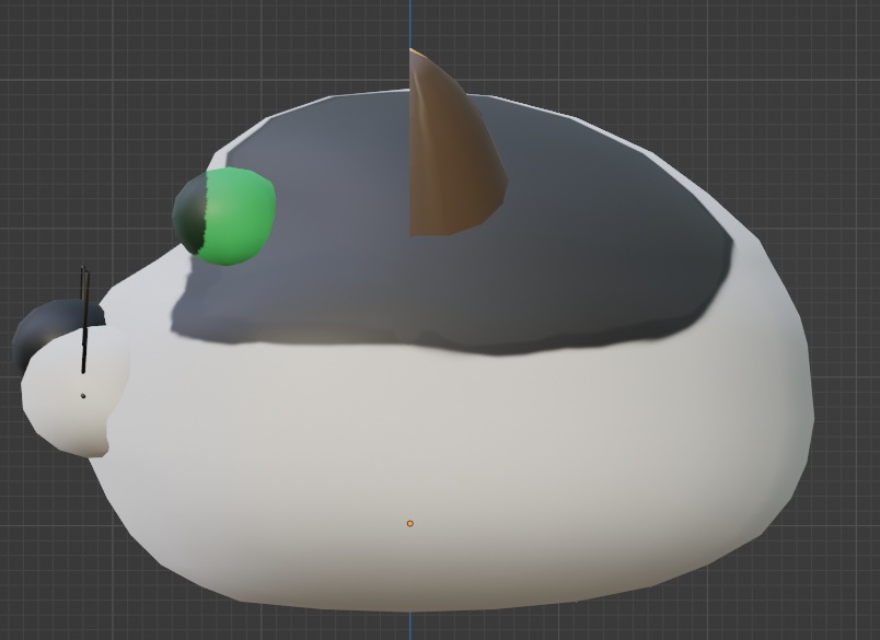 三毛猫のネコちゃんの頭