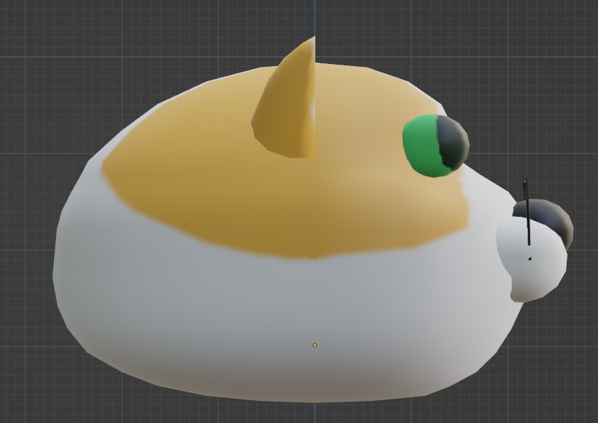 三毛猫のネコちゃんの頭