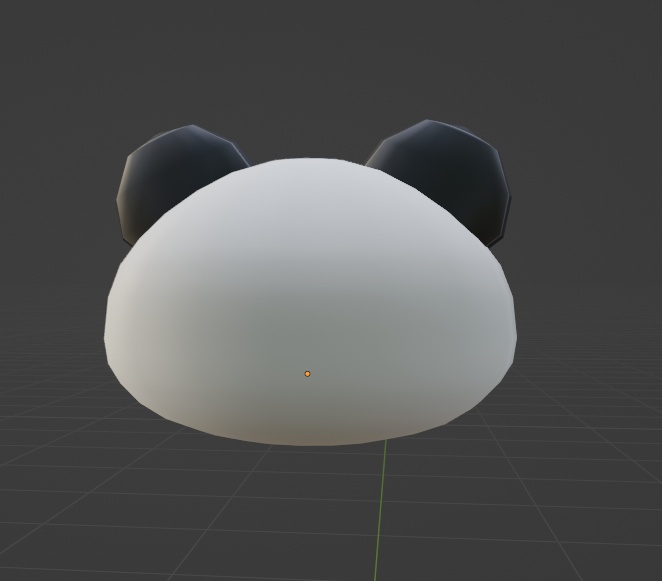 パンダの着ぐるみの頭