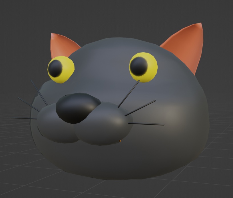 黒猫ちゃんの頭(着ぐるみ)