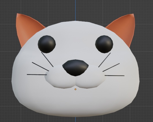 白い猫ちゃんの頭(着ぐるみ)