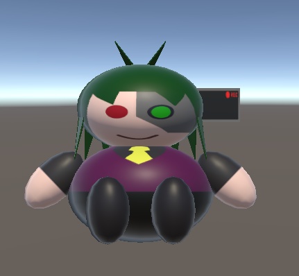 ペタンとお座りエージェントSATAN人形