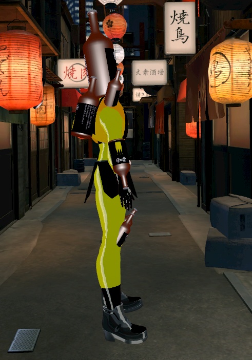 【オリジナル3Dモデル】ビール怪人V2