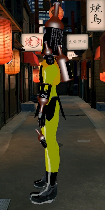 【オリジナル3Dモデル】ビール怪人V2