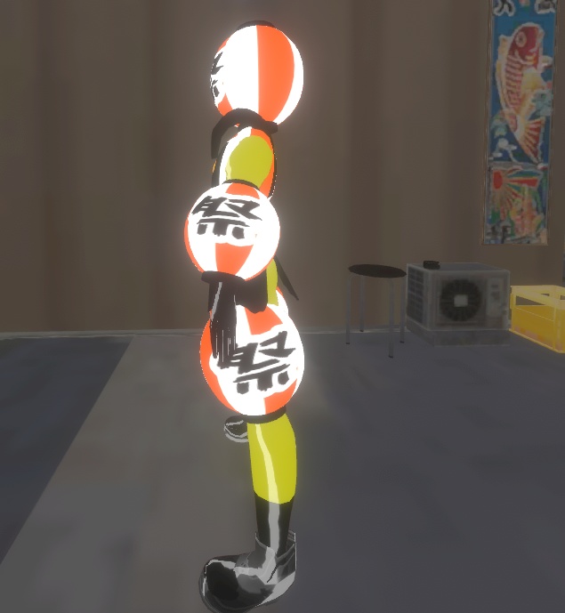 【オリジナル3Dモデル】お祭り怪人