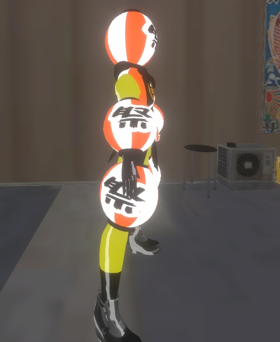 【オリジナル3Dモデル】お祭り怪人