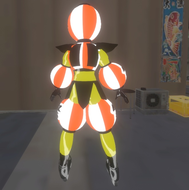 【オリジナル3Dモデル】お祭り怪人