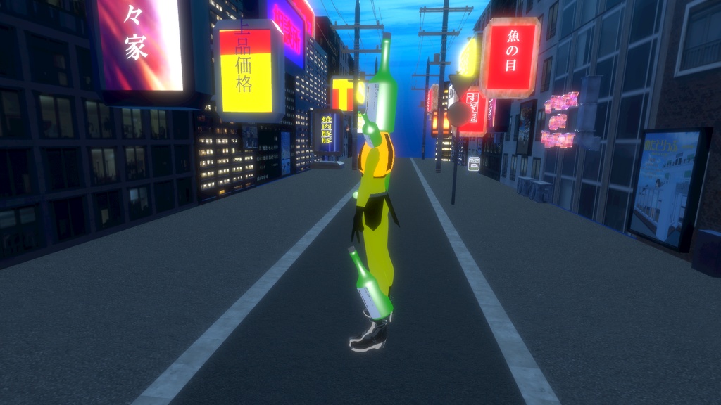 【オリジナル3Dモデル】日本酒怪人