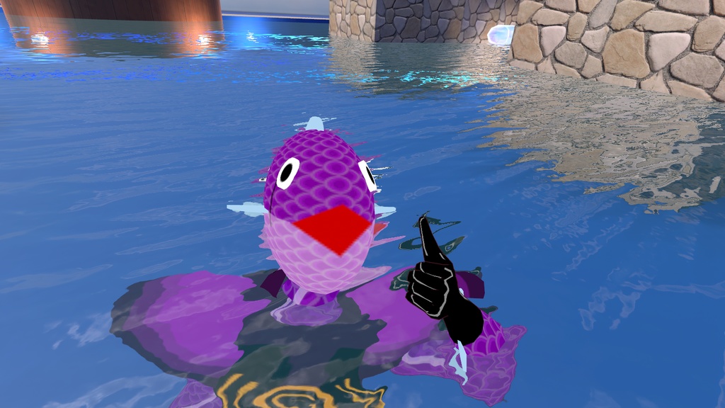 【オリジナル3Dモデル】おさかな怪人