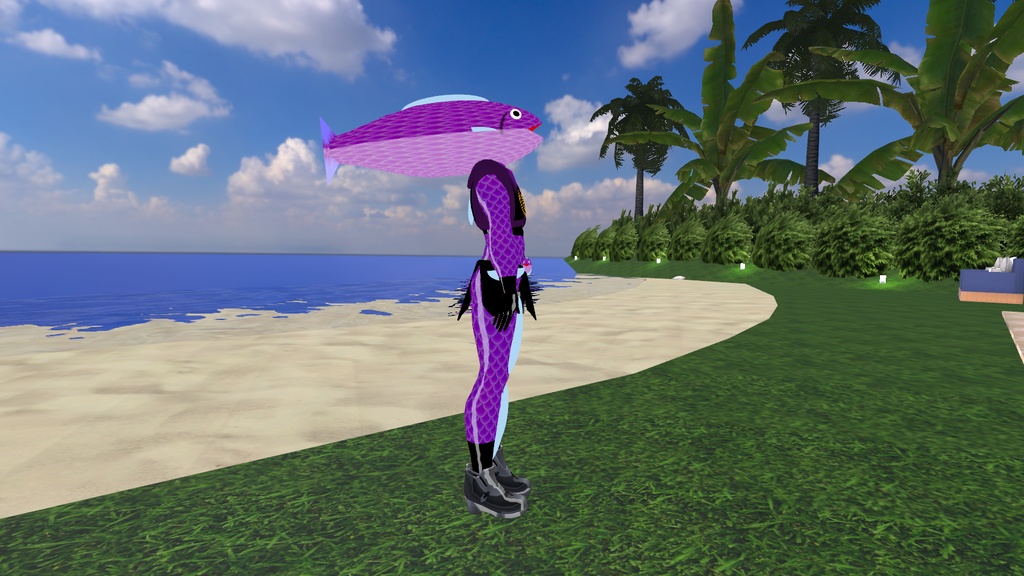 【オリジナル3Dモデル】おさかな怪人