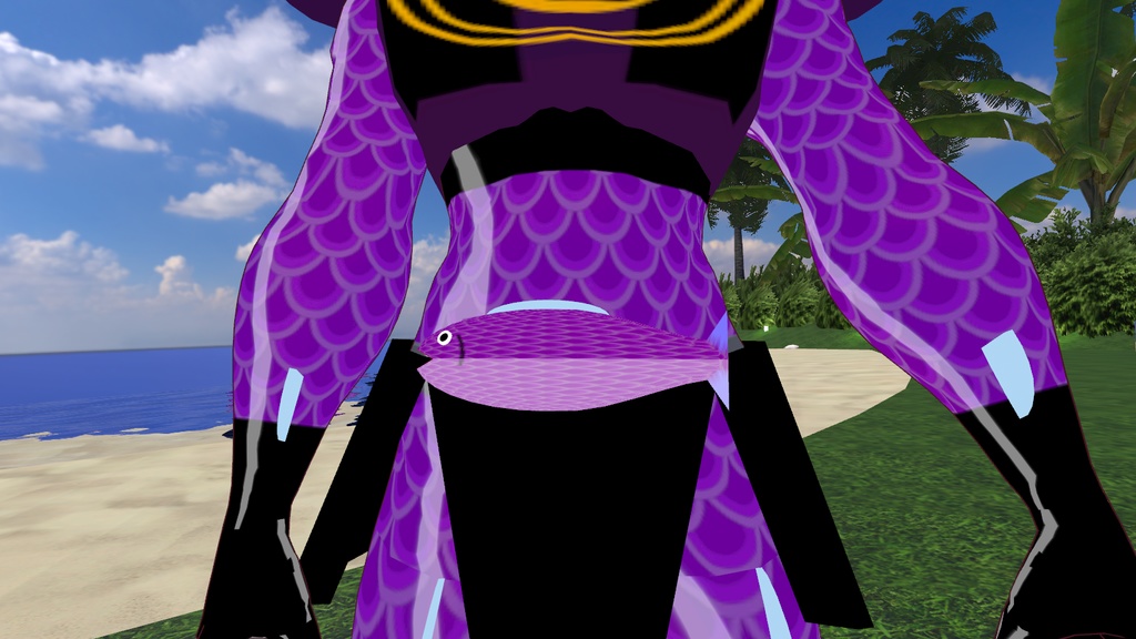 【オリジナル3Dモデル】おさかな怪人