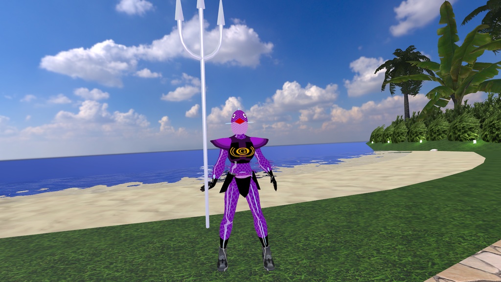 【オリジナル3Dモデル】おさかな怪人