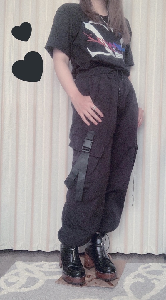 Sennzai / 手書きロゴTシャツ(黒)