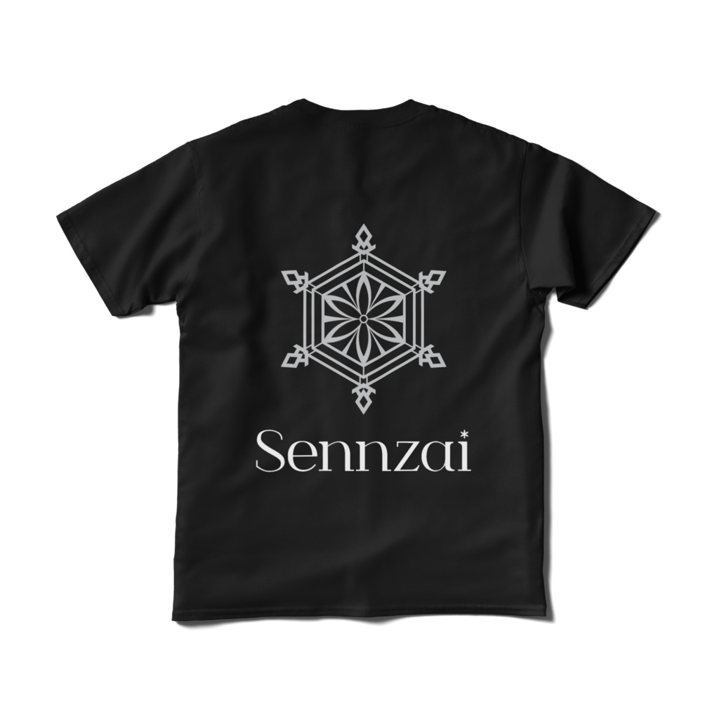 【NEW】Sennzai / 両面ロゴTシャツ(黒)