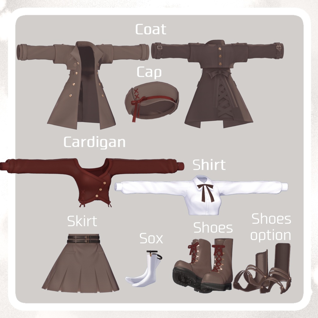 【VRC想定衣装】セツレイスルース