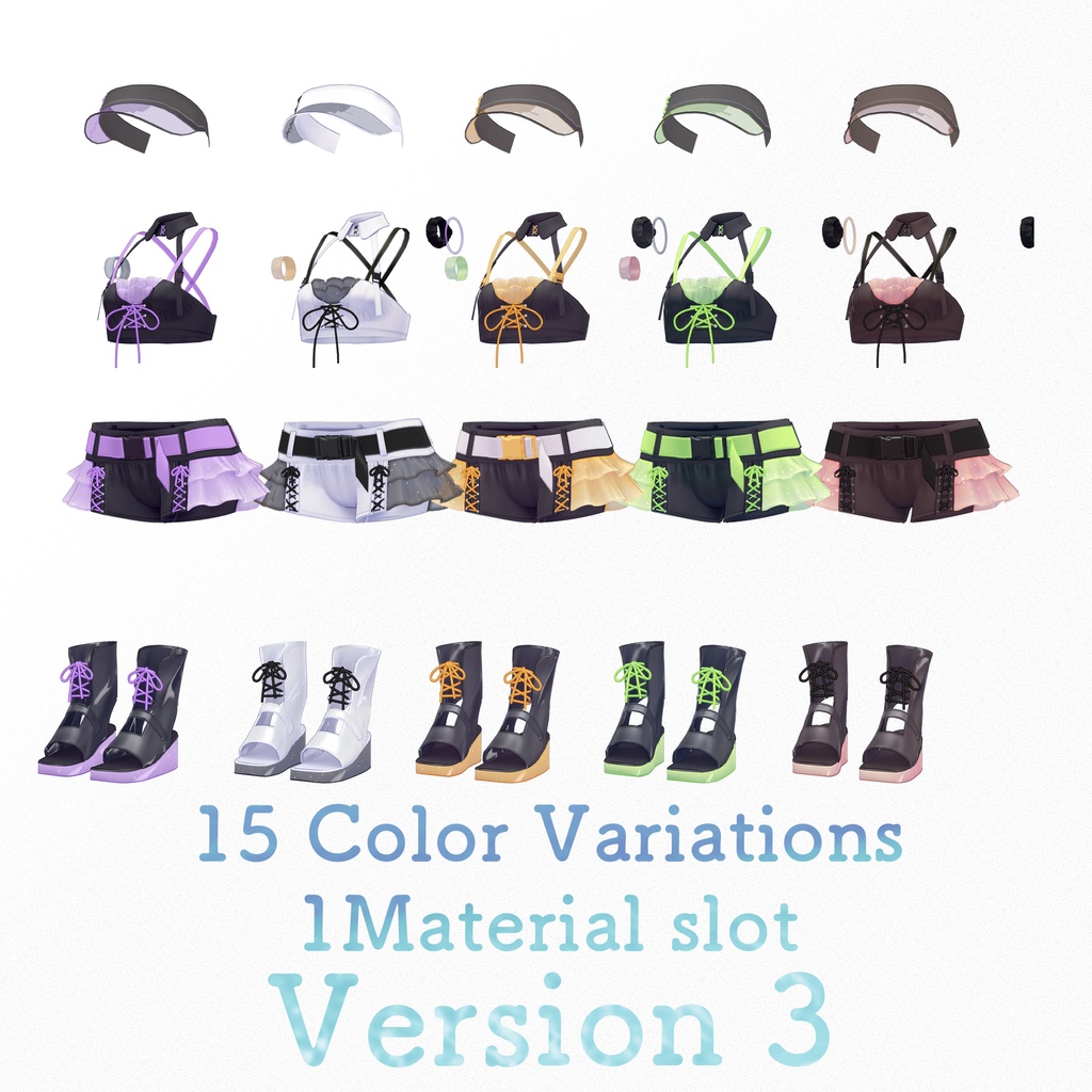 【VRC想定衣装】SeaPopping