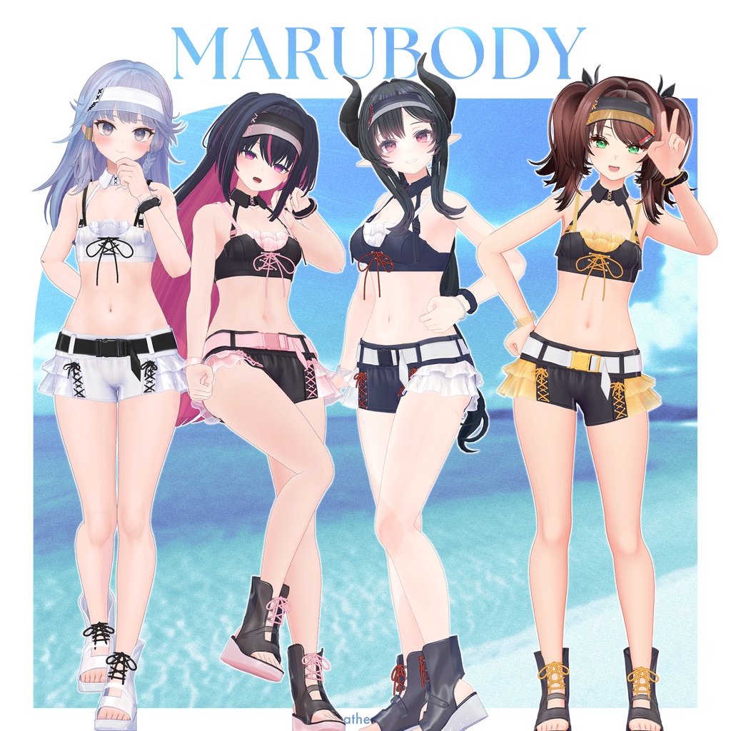 【VRC想定衣装】SeaPopping