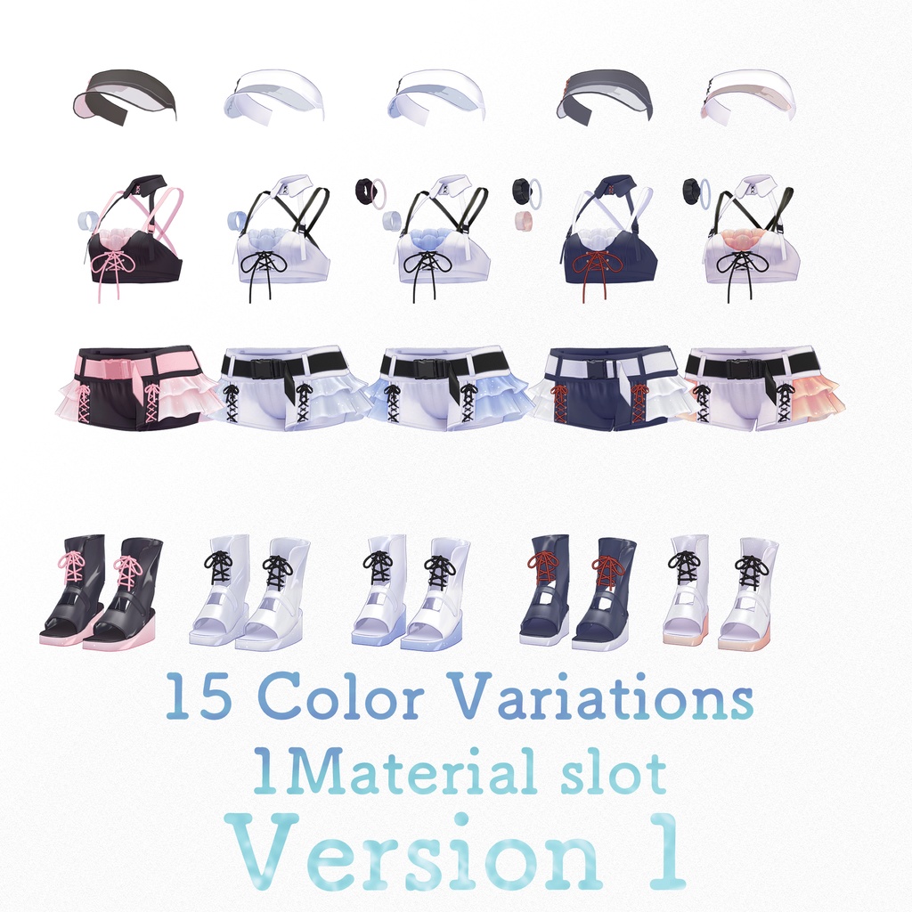 【VRC想定衣装】SeaPopping