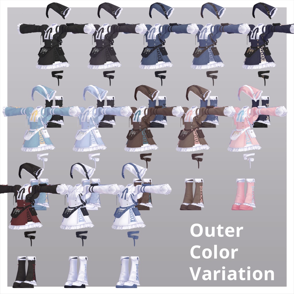 【VRC想定衣装】アルペティ・シェパード