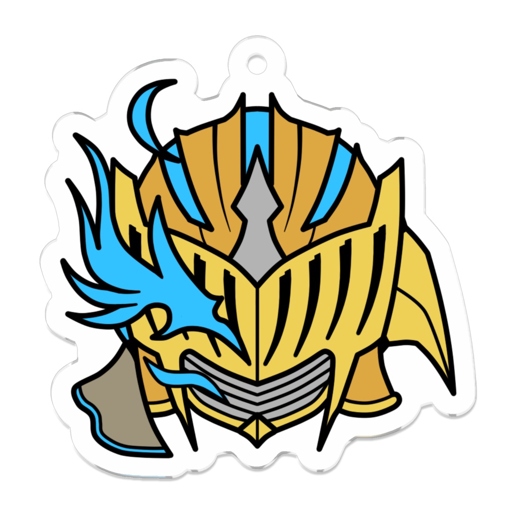 真鍮鎧アクキー