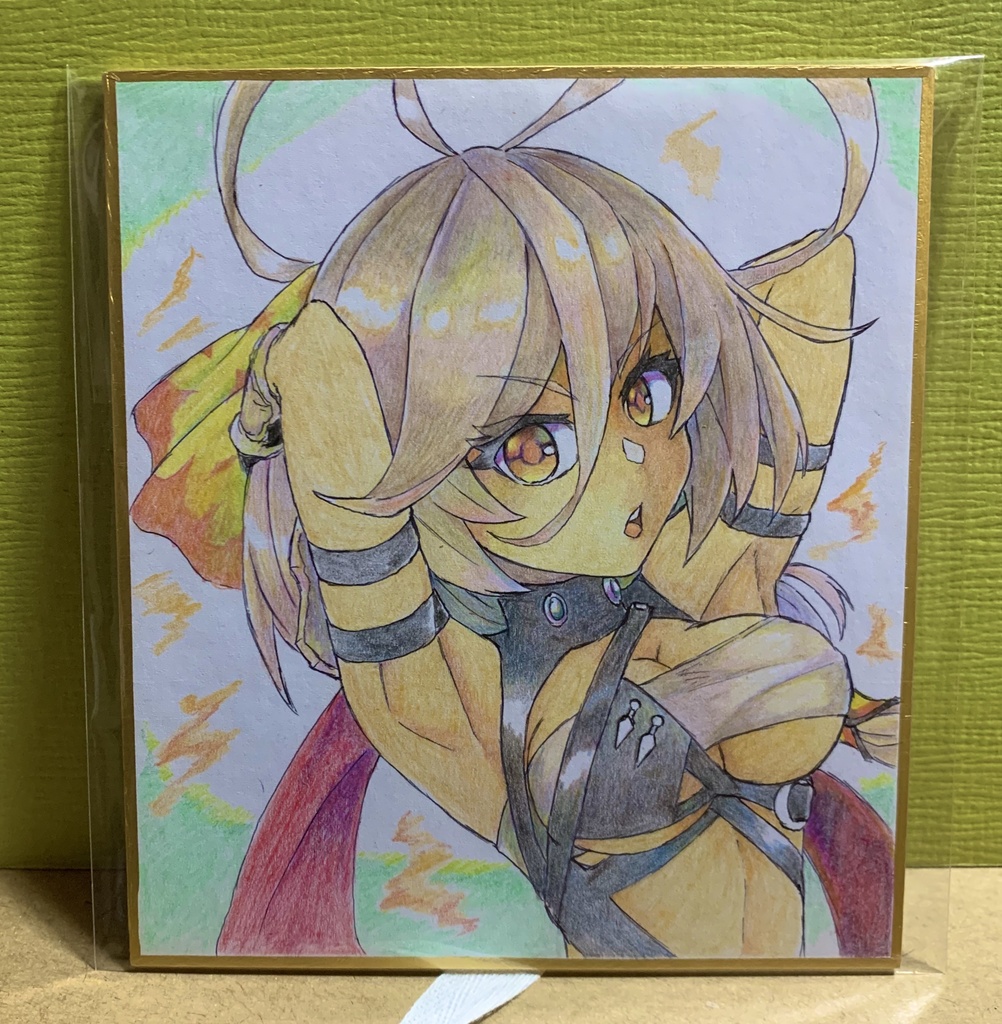 アイギスミニ色紙(12cm x 13cm) 万慧を砕く者トゥアン