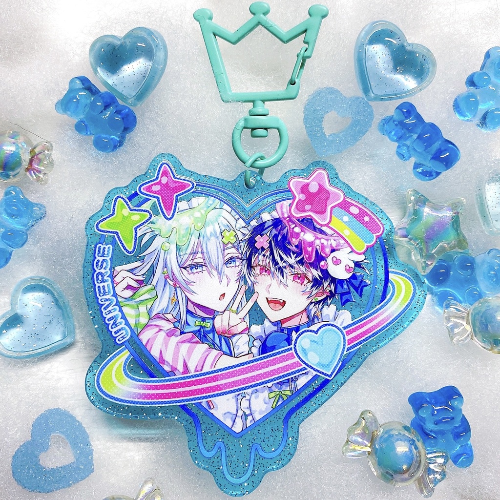 《非公式》ユキモモプラネットアクキー