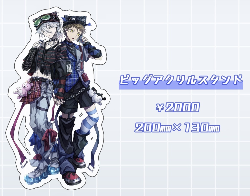 【非公式】日狛 Y2K ビッグアクリルスタンド