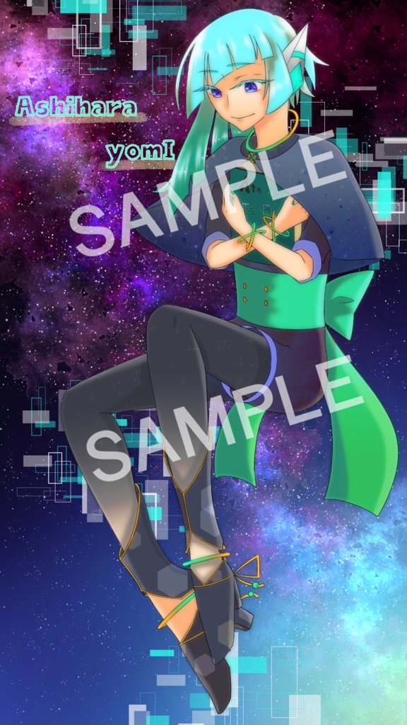 葦原ヨミ「世界を擁す司書」 登録者400人記念アクリルスタンド