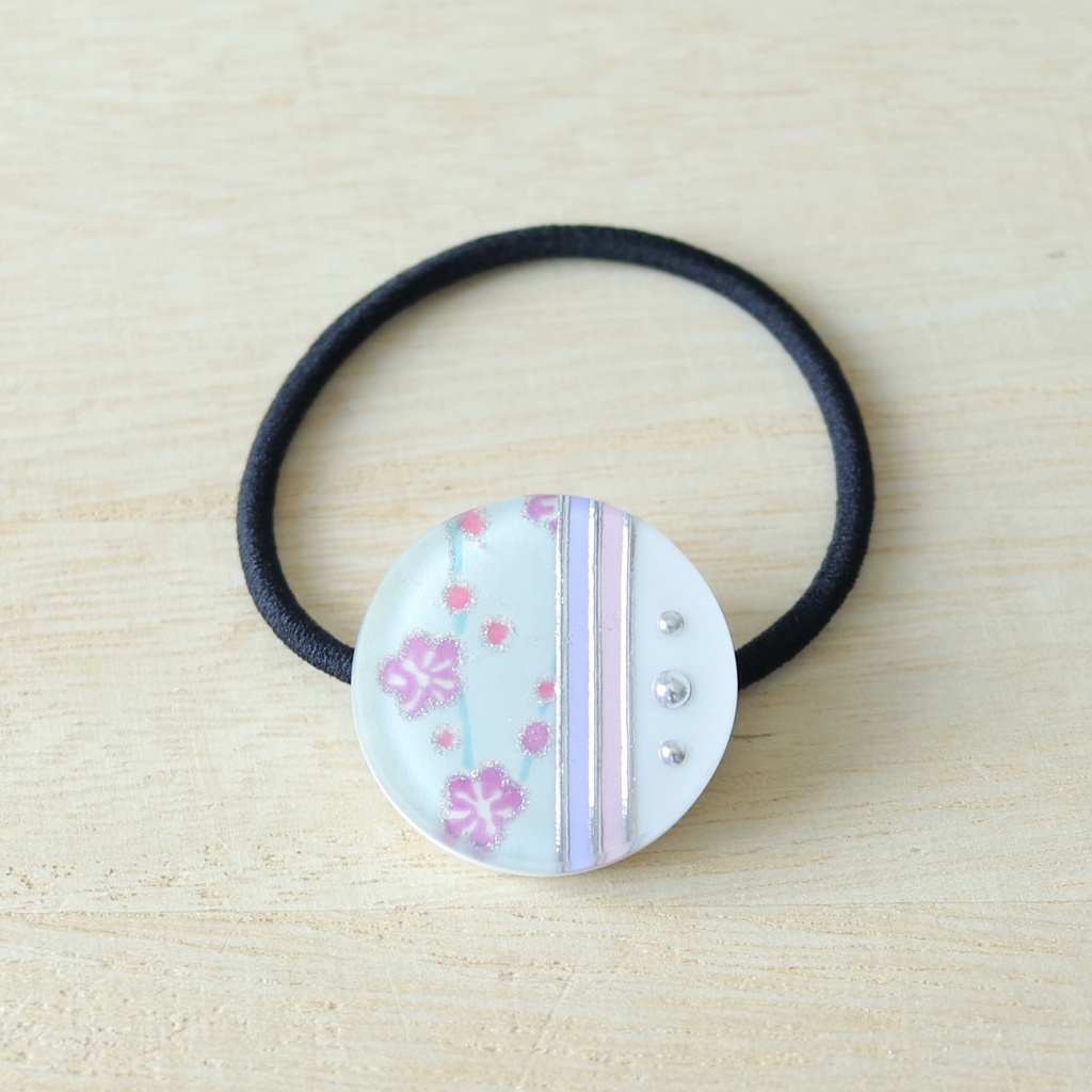 にしきだま【雪梅】ヘアゴム