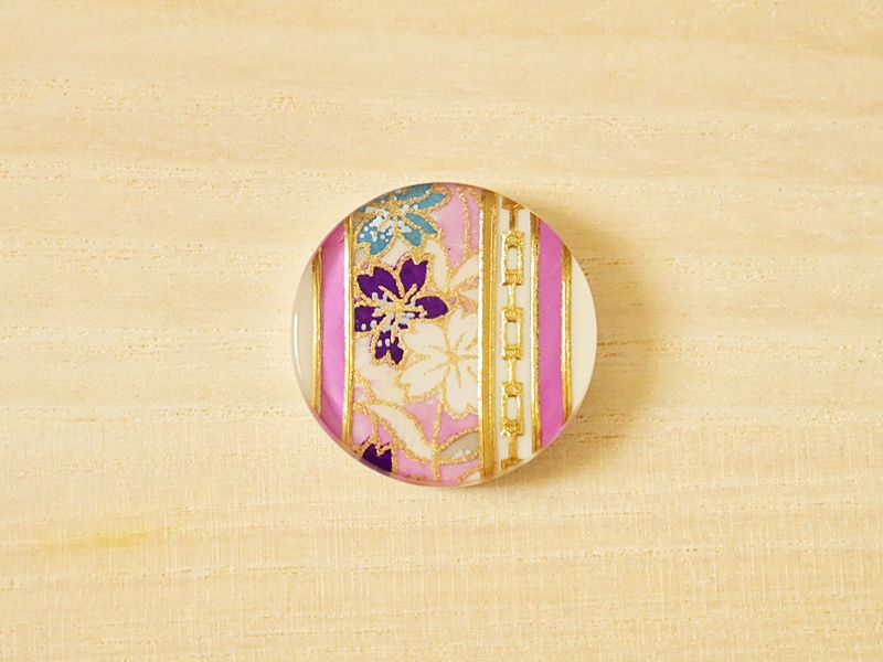 にしきだま【紫桜】ヘアゴム