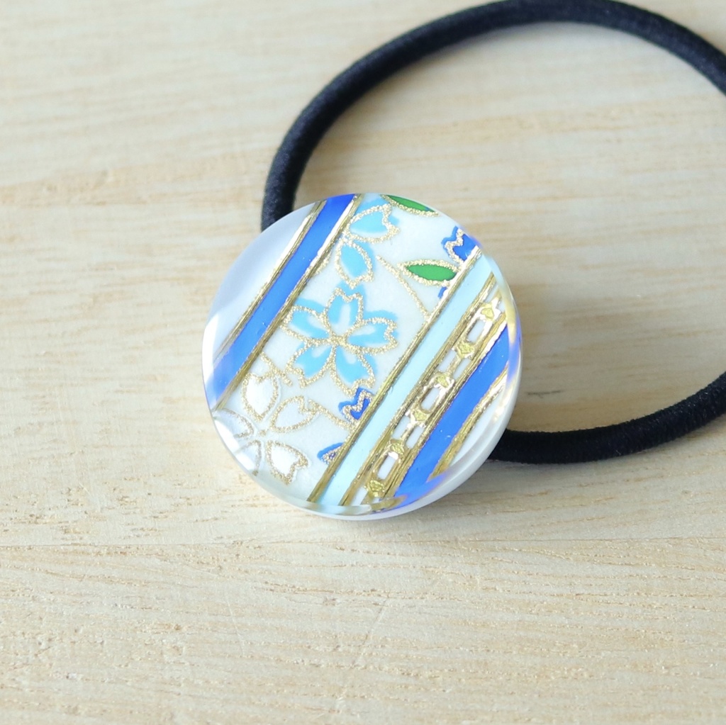 にしきだま【雨水】ヘアゴム