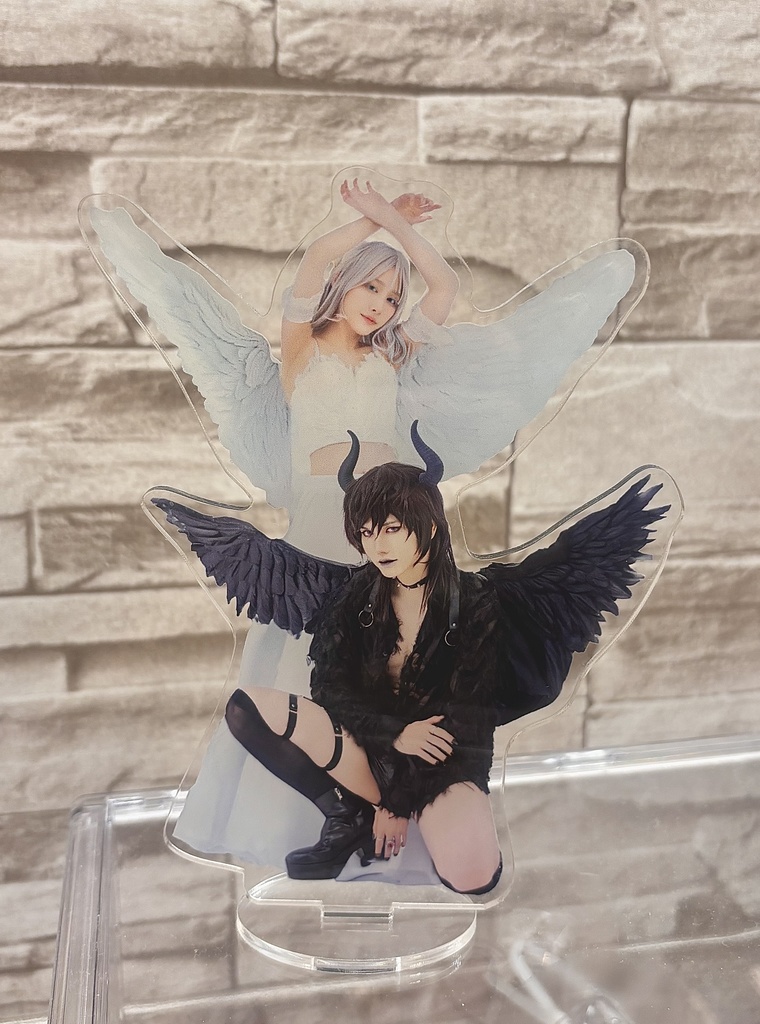 創作｢天使と悪魔｣ ビッグアクリルスタンド