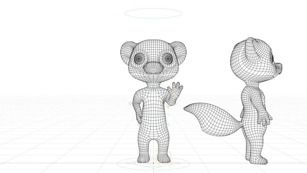 Cute Anthropomorphic Cougar - Rigged 3D Model | かわいいピューマ獣人3Dモデル
