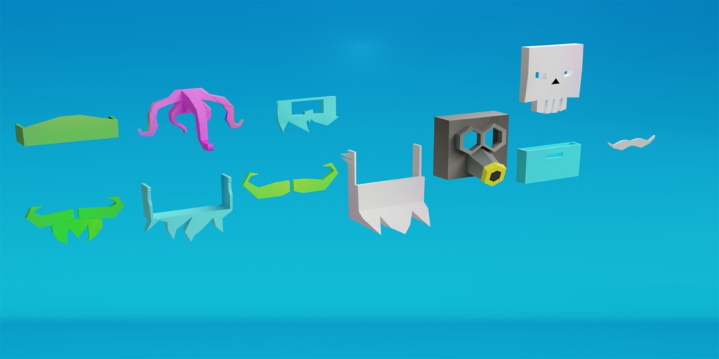 GOE Blocky Character Creator | ブロックキャラクター作成アドオン
