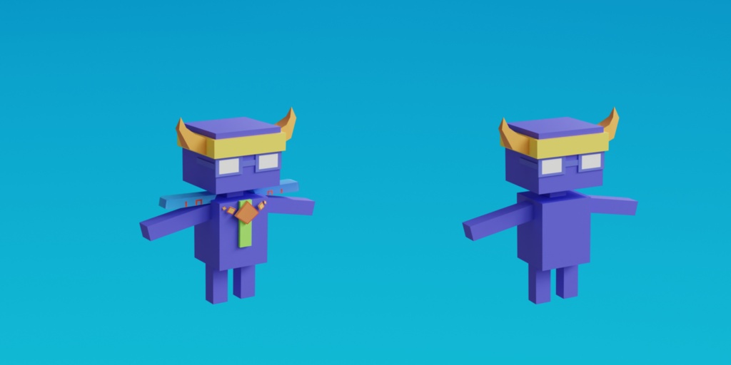 GOE Blocky Character Creator | ブロックキャラクター作成アドオン