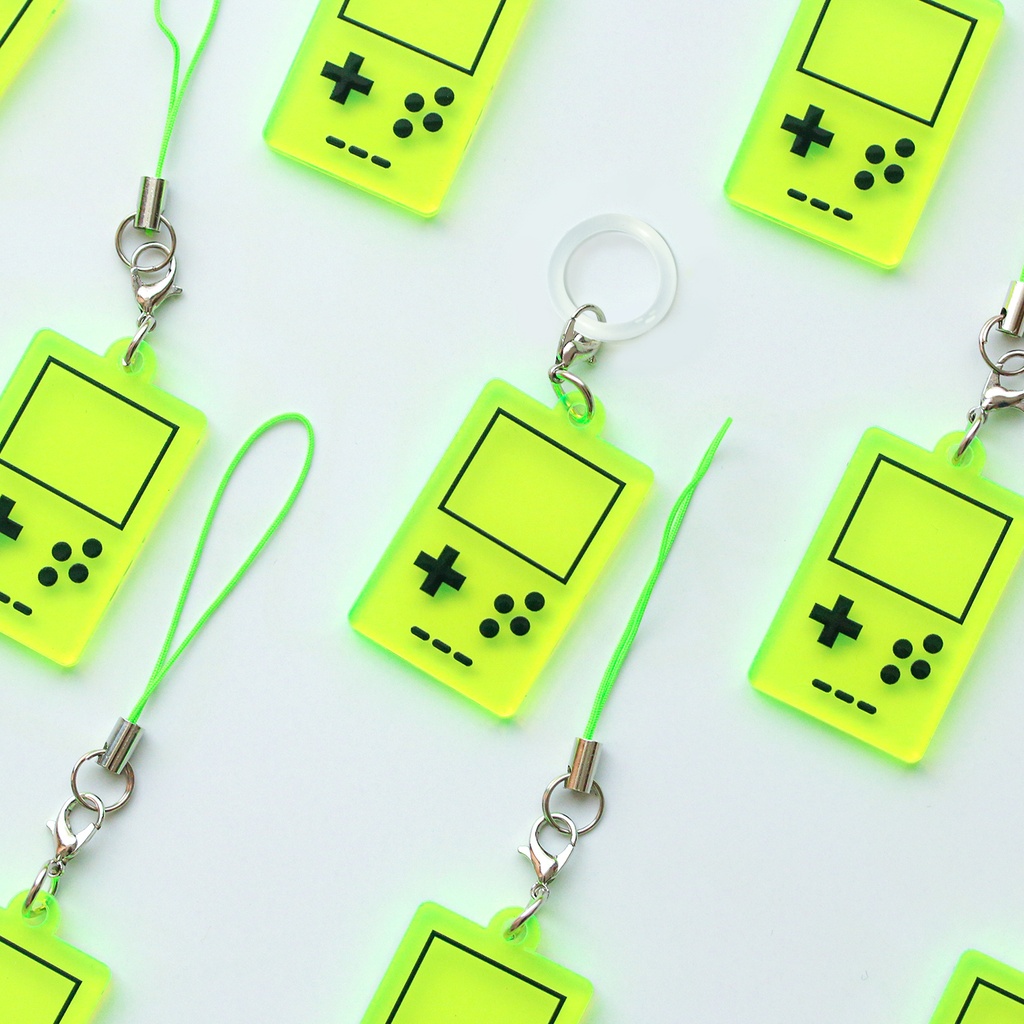 めじるしクリアーストラップ［ゲーム機風］