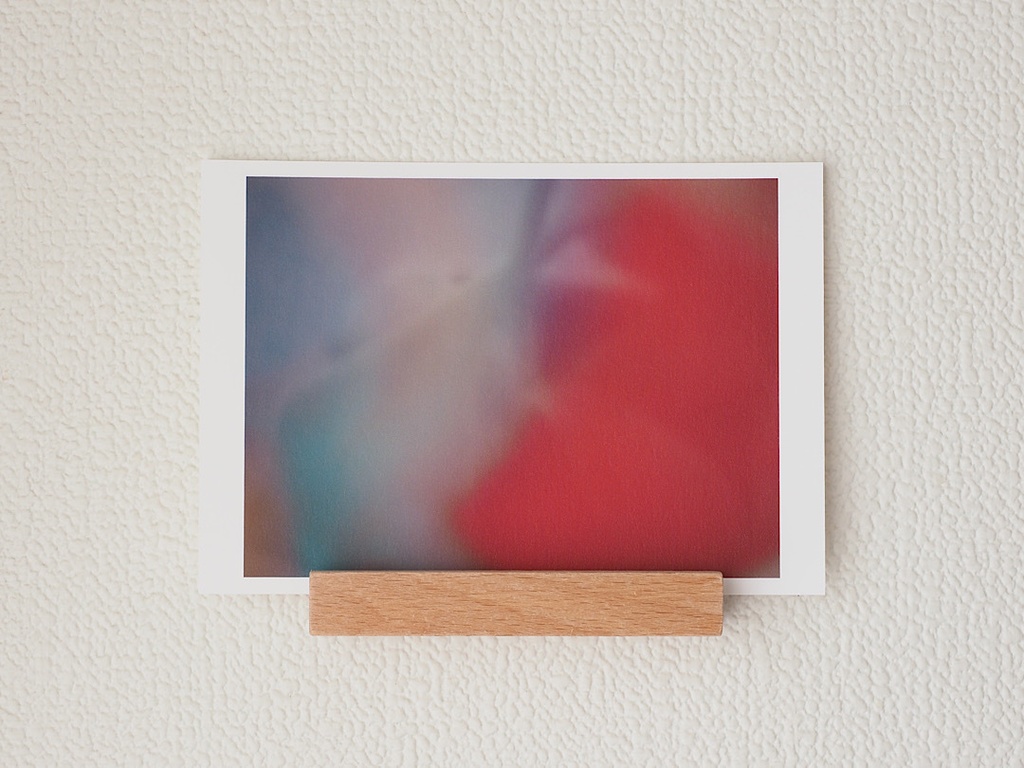 ポストカード 写真 「color」カラー 色 青 赤