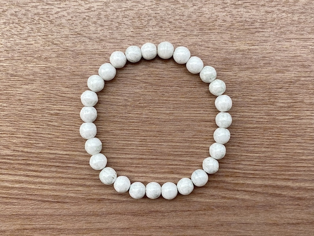 ヴィンテージビーズ ストーン ホワイト ブレスレット