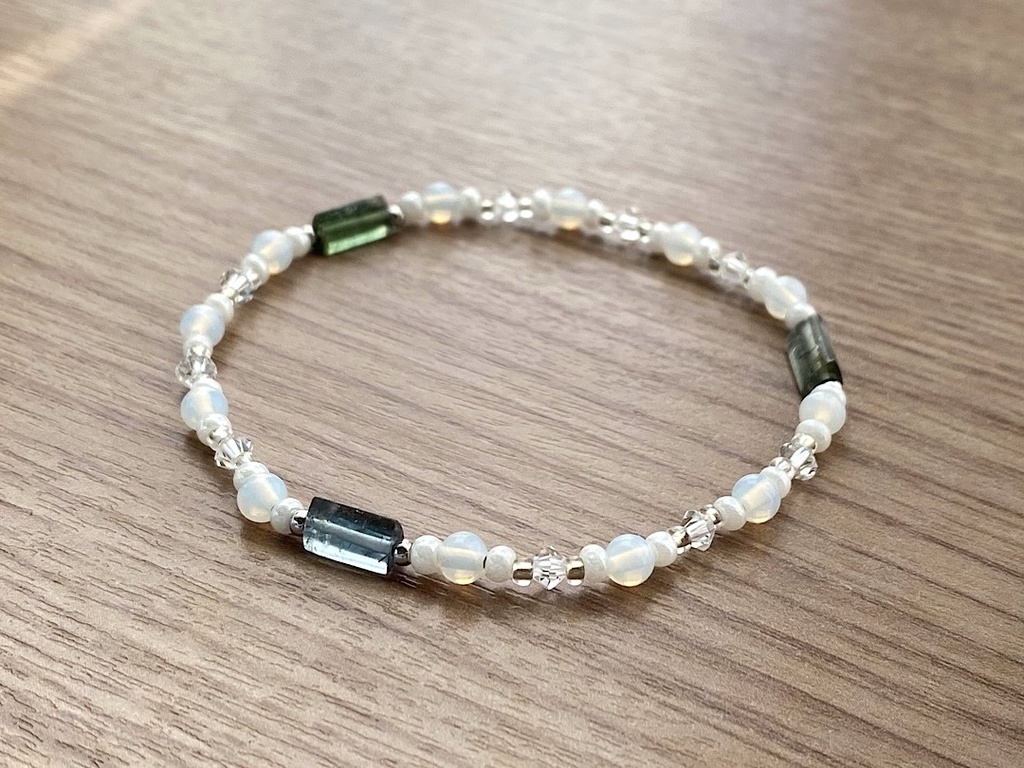 ブルーグリーン トルマリン ブレスレット